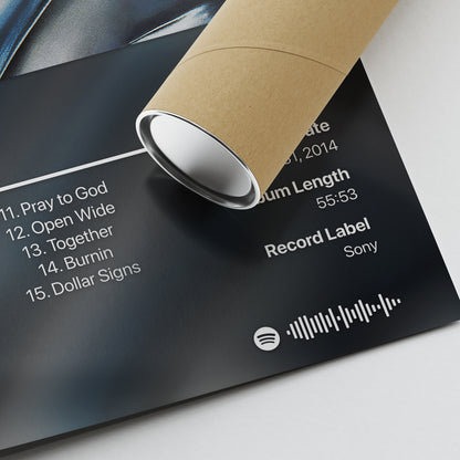 Calvin Harris Motion Album Poster