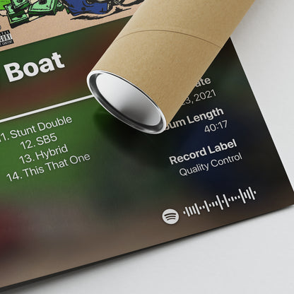 Lil Yachty Michigan Boy Boat Album Poster