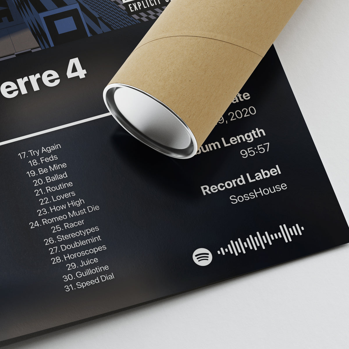 Pi'erre Bourne The Life Of Pi'erre 4 (Deluxe) Album Poster