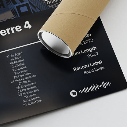 Pi'erre Bourne The Life Of Pi'erre 4 (Deluxe) Album Poster