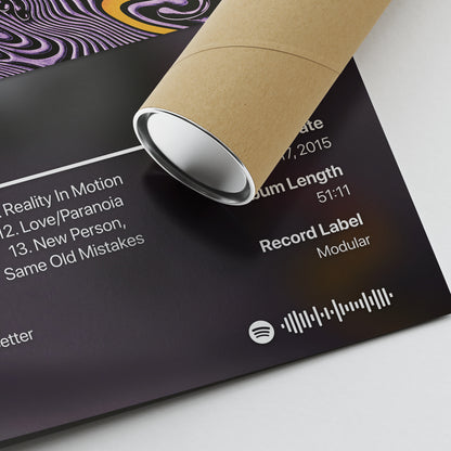 Tame Impala Currents Album Poster