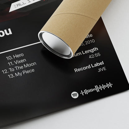 Miguel All I Want Is You Album Poster