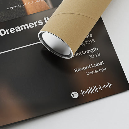 J. Cole Revenge Of The Dreamers II Album Poster