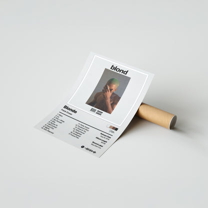 Frank Ocean Blonde Album Poster