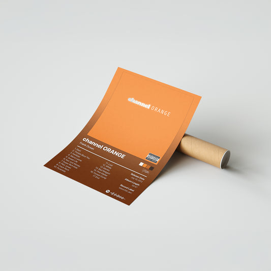 Frank Ocean channel ORANGE Album Poster