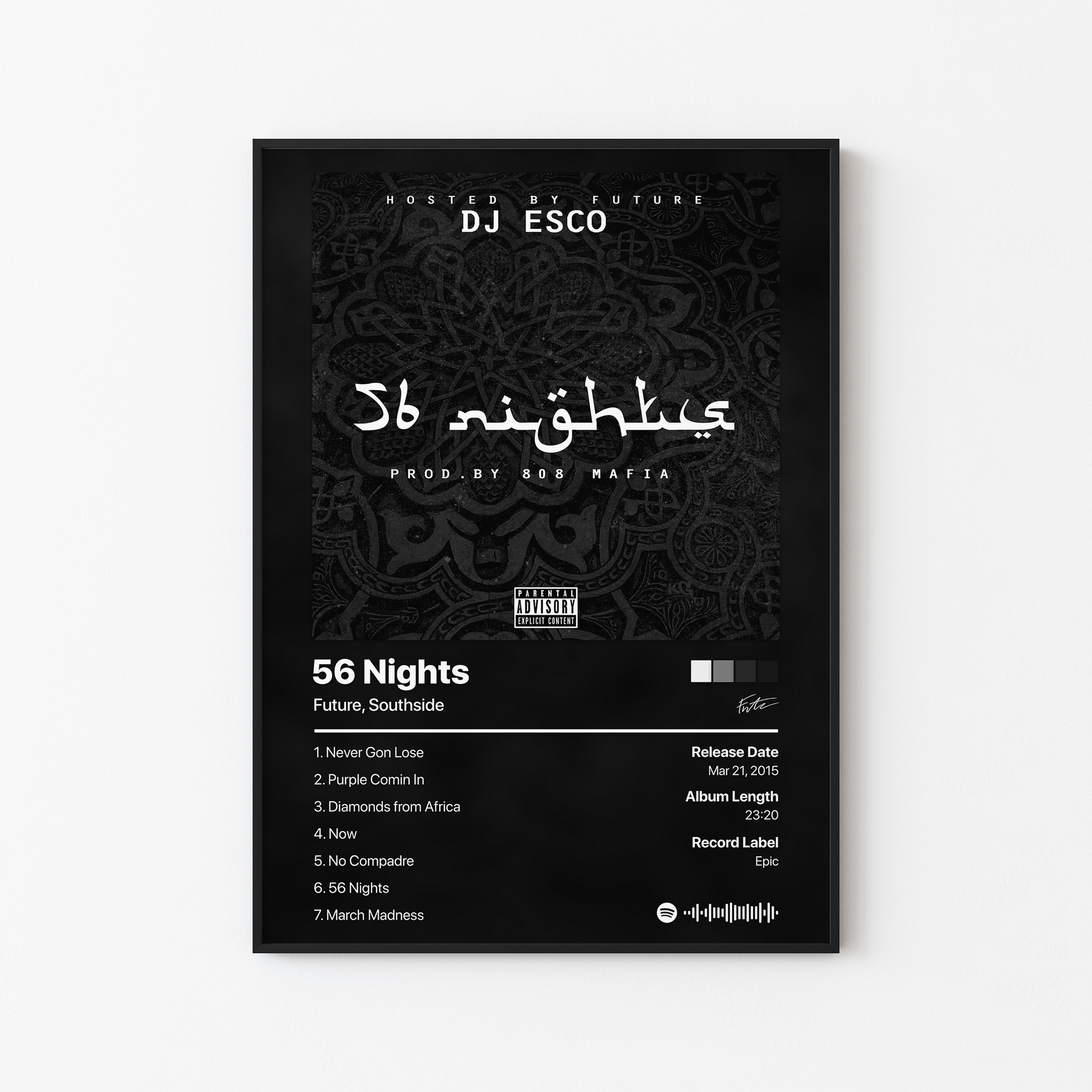 Future 56 Nights Album Poster