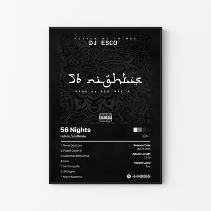 Future 56 Nights Album Poster