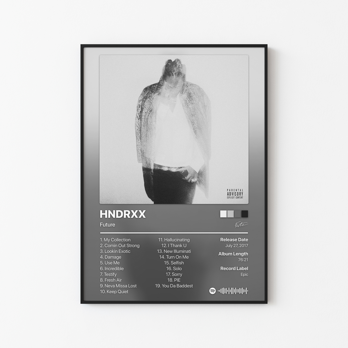 Future HNDRXX Album Poster