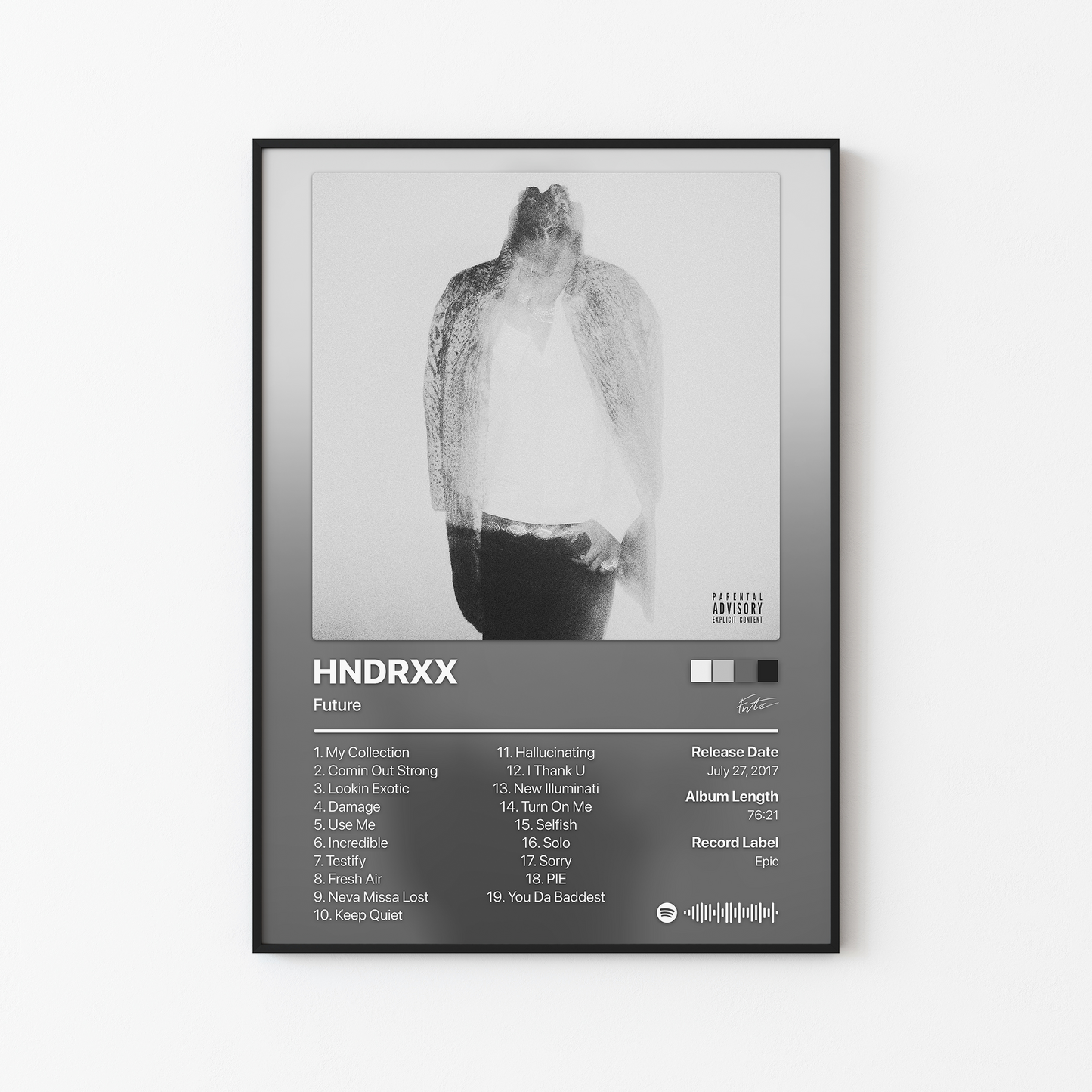 Future HNDRXX Album Poster