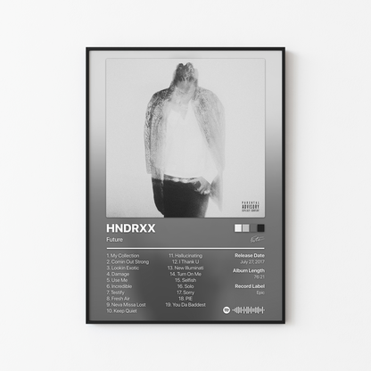 Future HNDRXX Album Poster