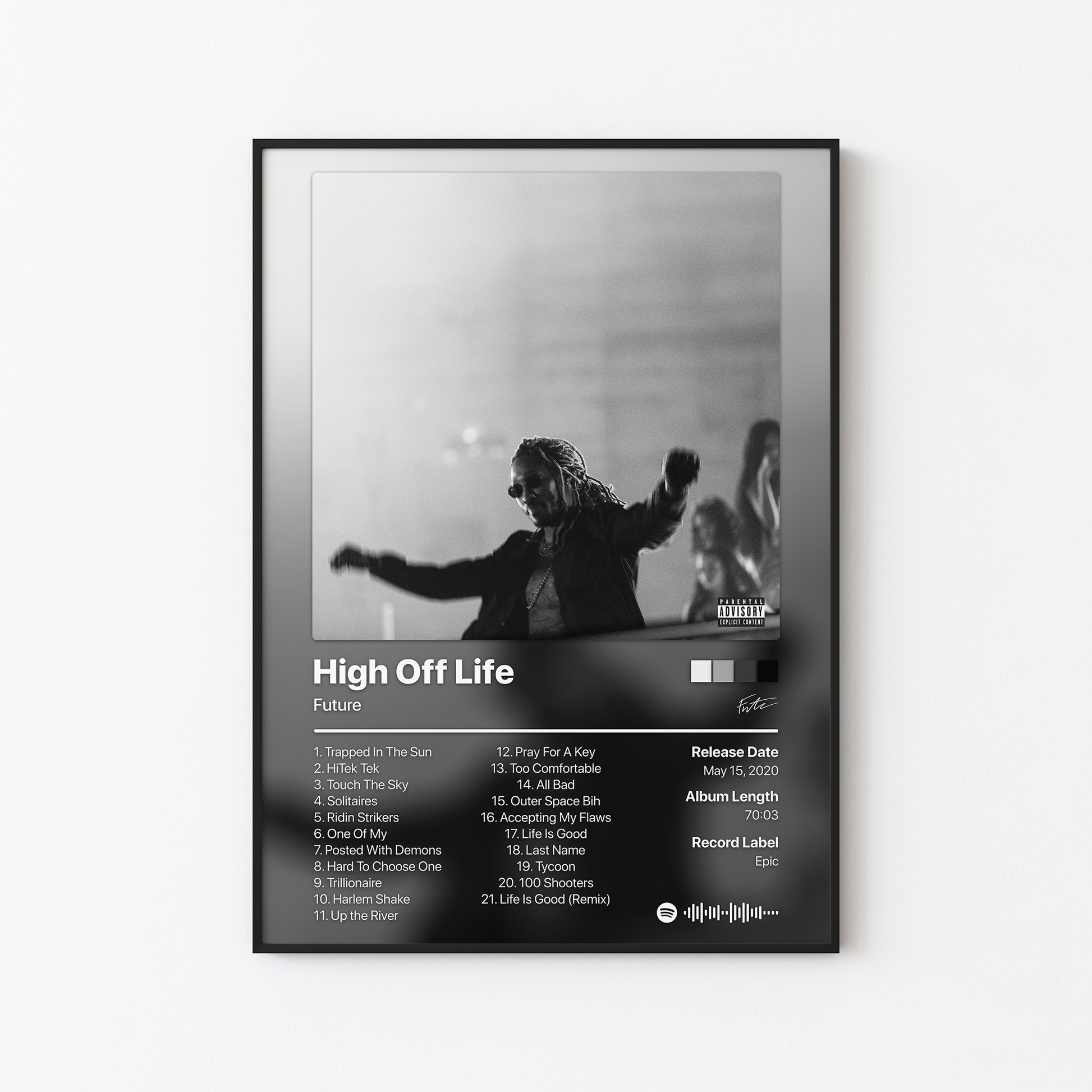 Future High Off Life Album Poster