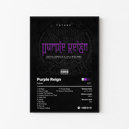 Future Purple Reign Album Poster