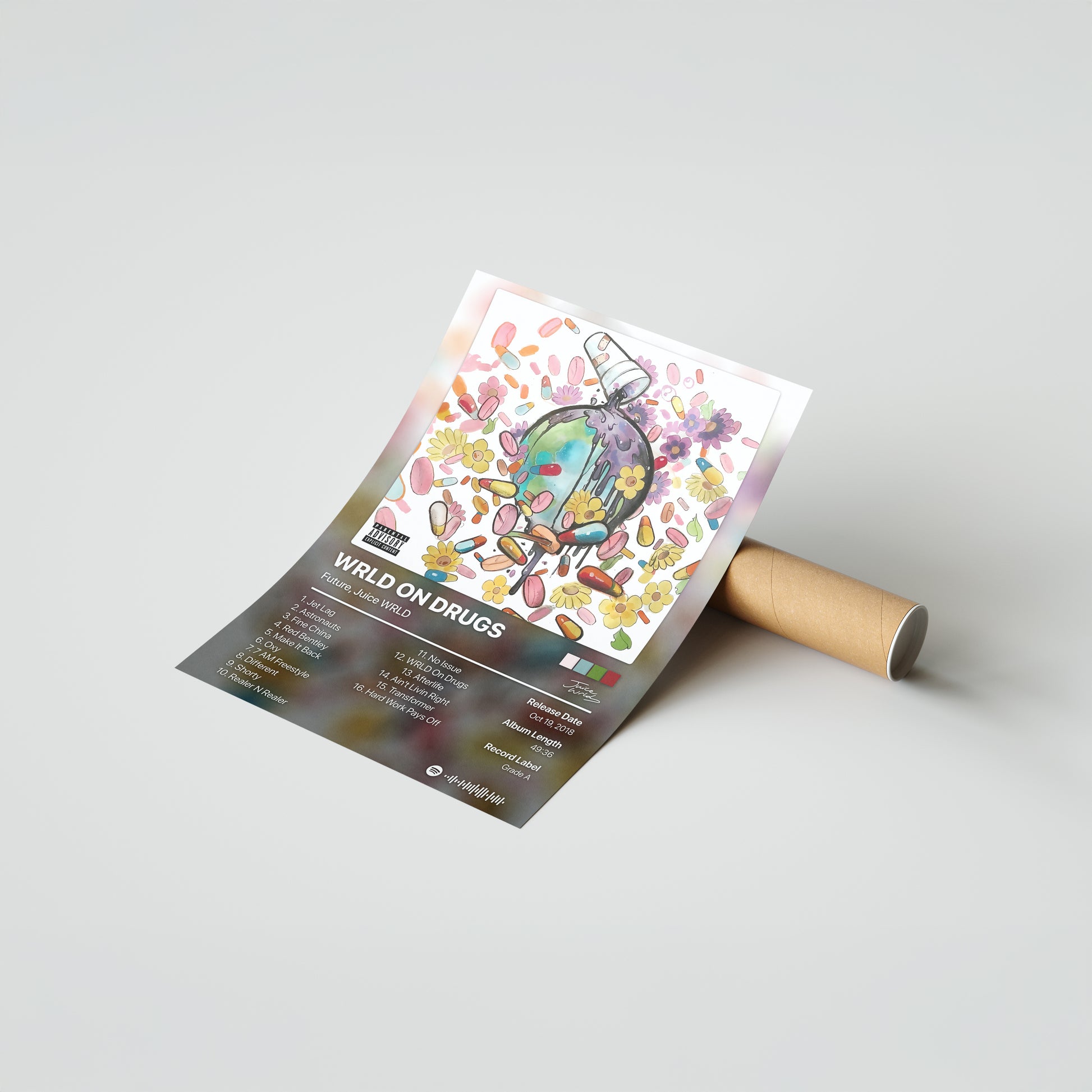 Juice WRLD WRLD ON DRUGS Album Poster