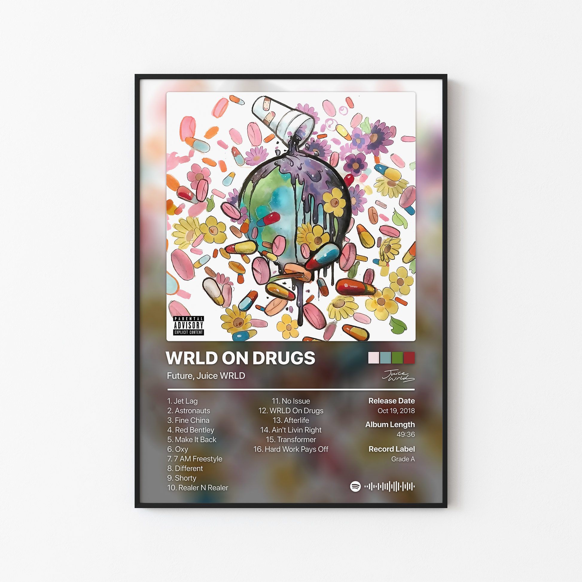 Juice WRLD WRLD ON DRUGS Album Poster