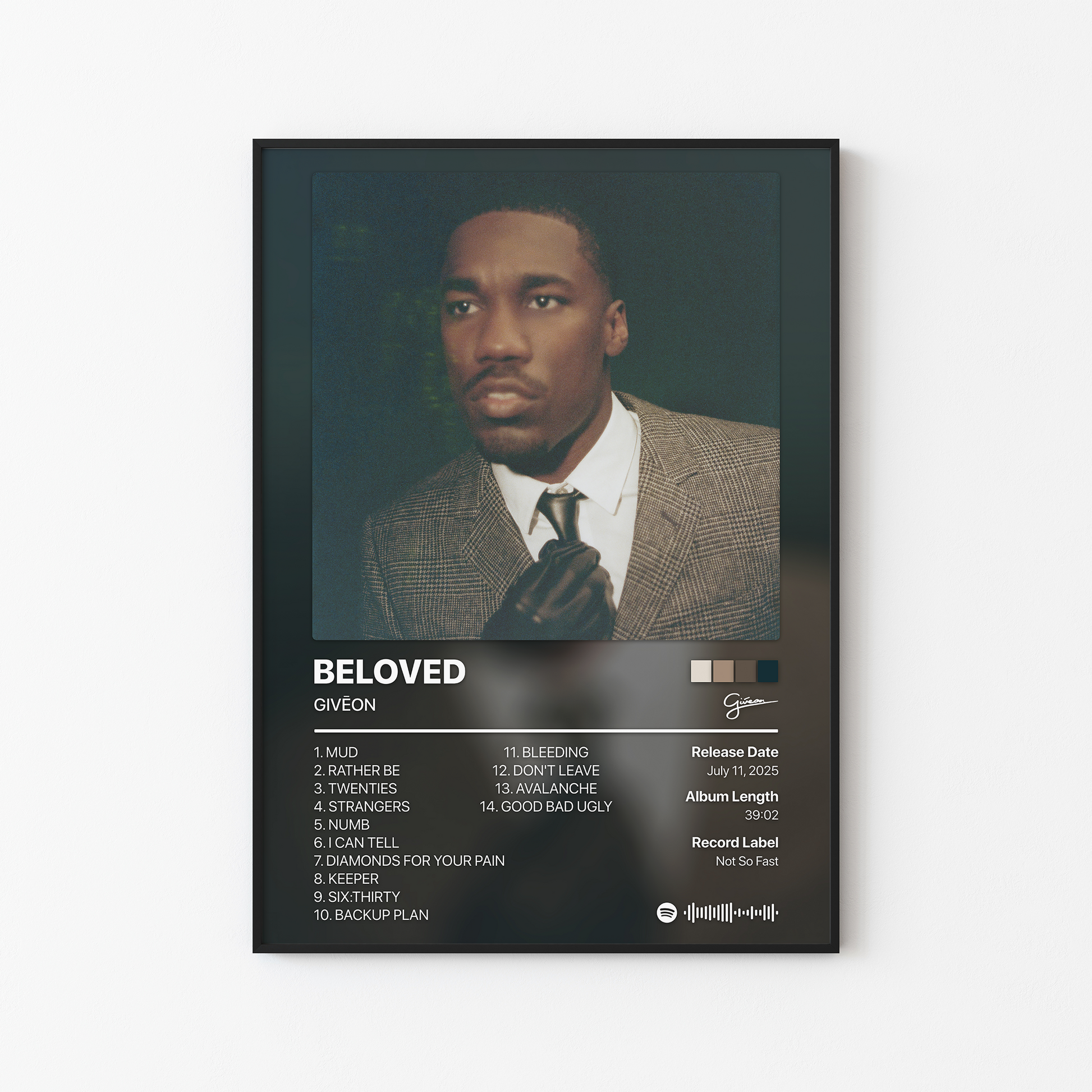 GIVEON BELOVED Album Poster