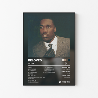 GIVEON BELOVED Album Poster