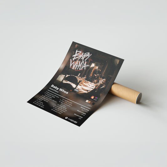 Glokk40Spaz Baby Whoa Album Poster
