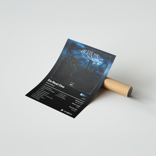 Glokk40Spaz Da Real Oso Album Poster