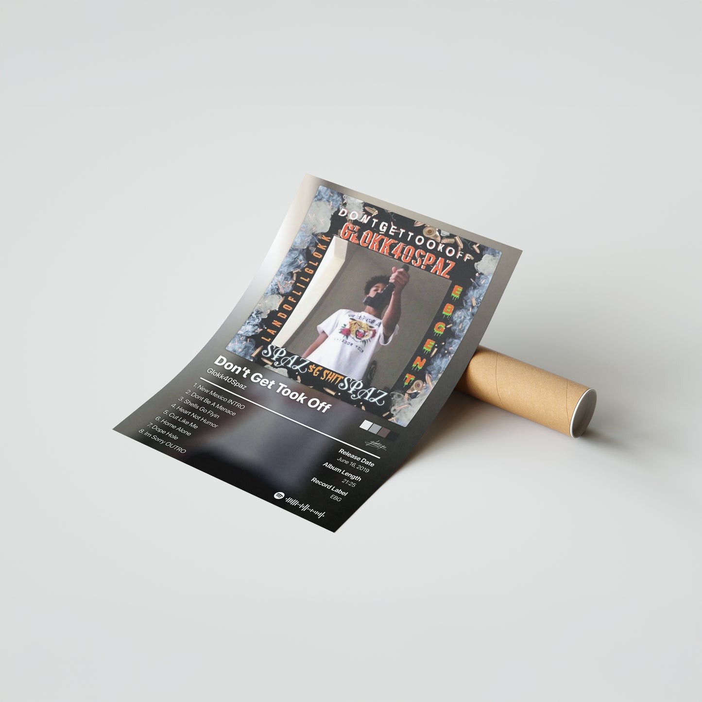 Glokk40Spaz Don't Get Took Off Album Poster