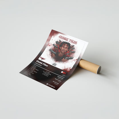 Glokk40Spaz Glokk Files Album Poster