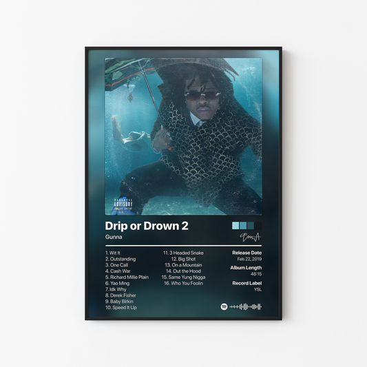 Gunna Drip or Drown 2 Album Poster