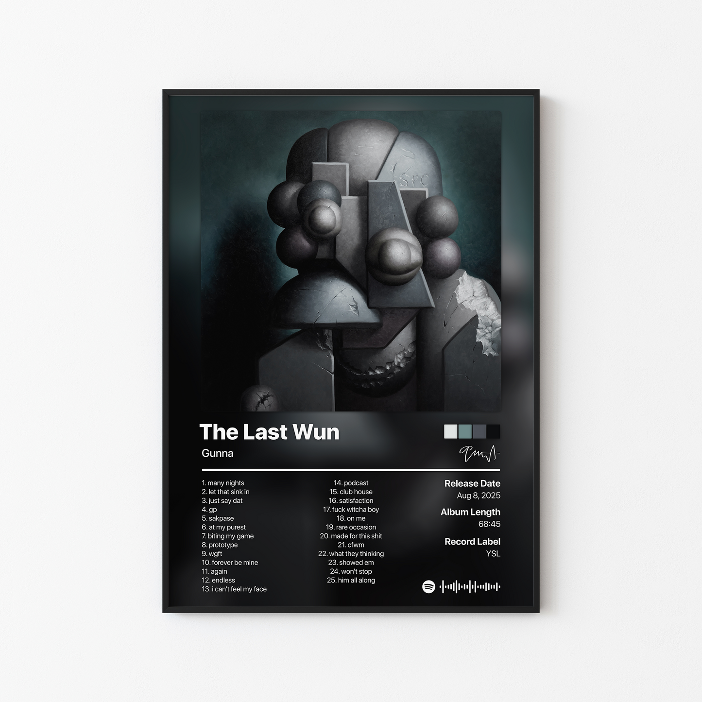 Gunna The Last Wun Album Poster
