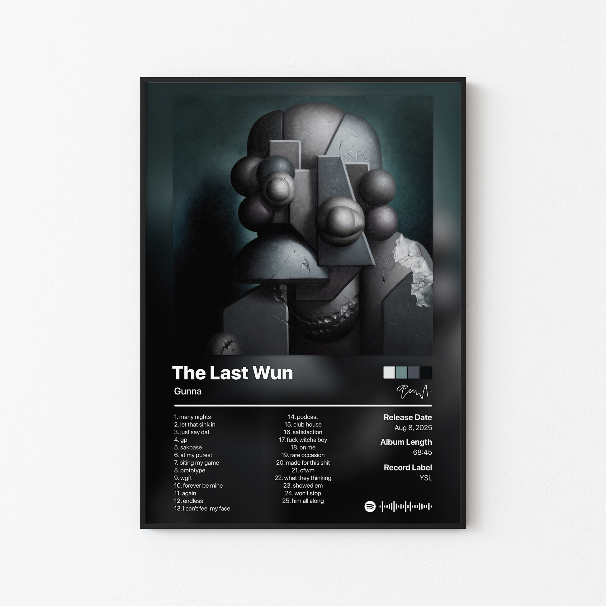 Gunna The Last Wun Album Poster
