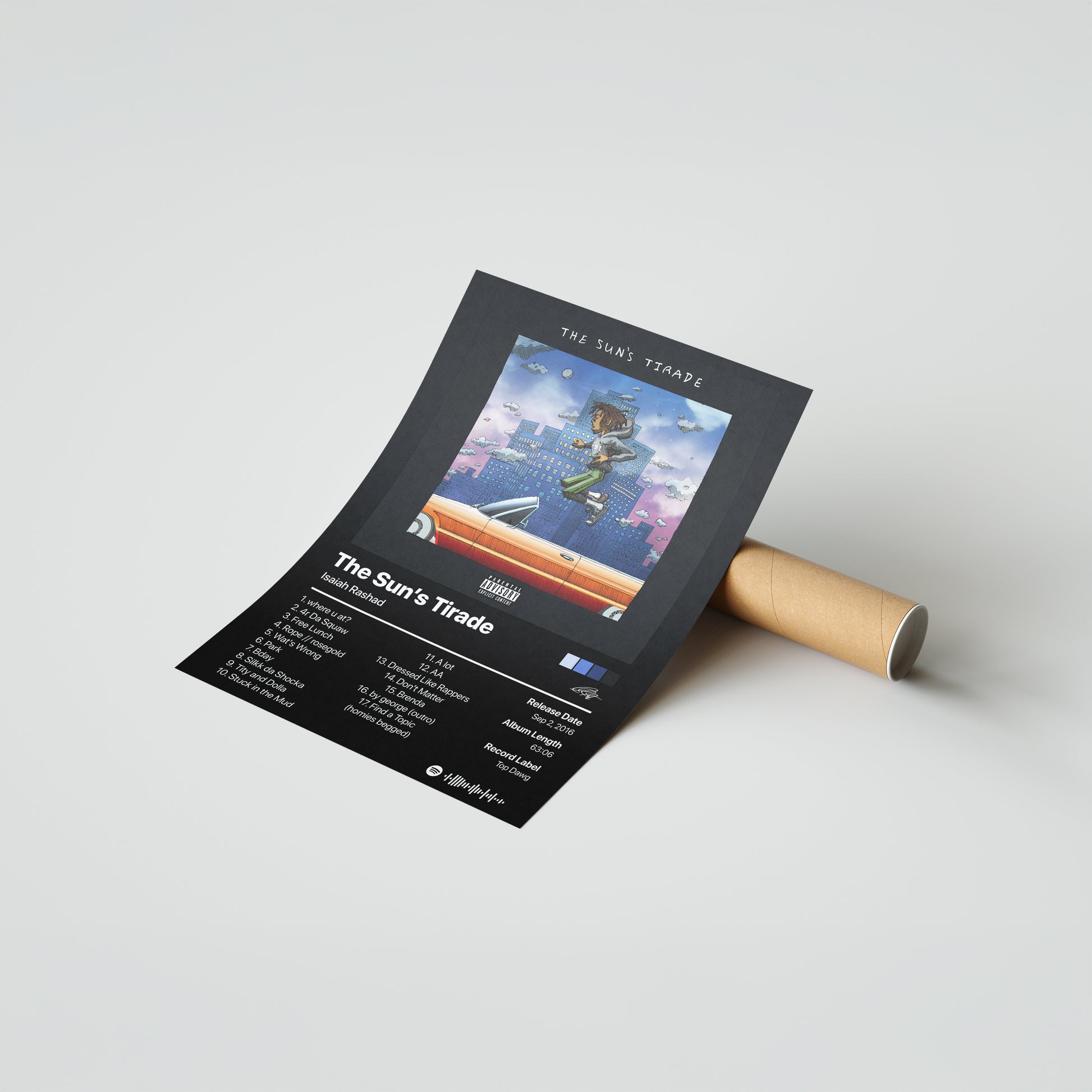 Isaiah Rashad The Sun's Tirade Album Poster