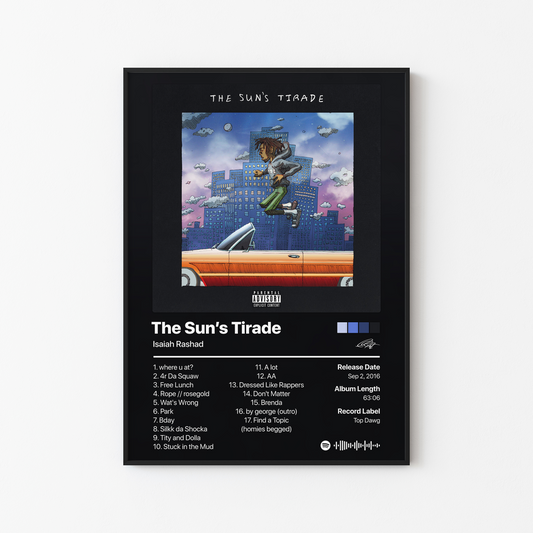 Isaiah Rashad The Sun's Tirade Album Poster