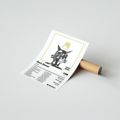 J. Cole Born Sinner (Deluxe) Album Poster
