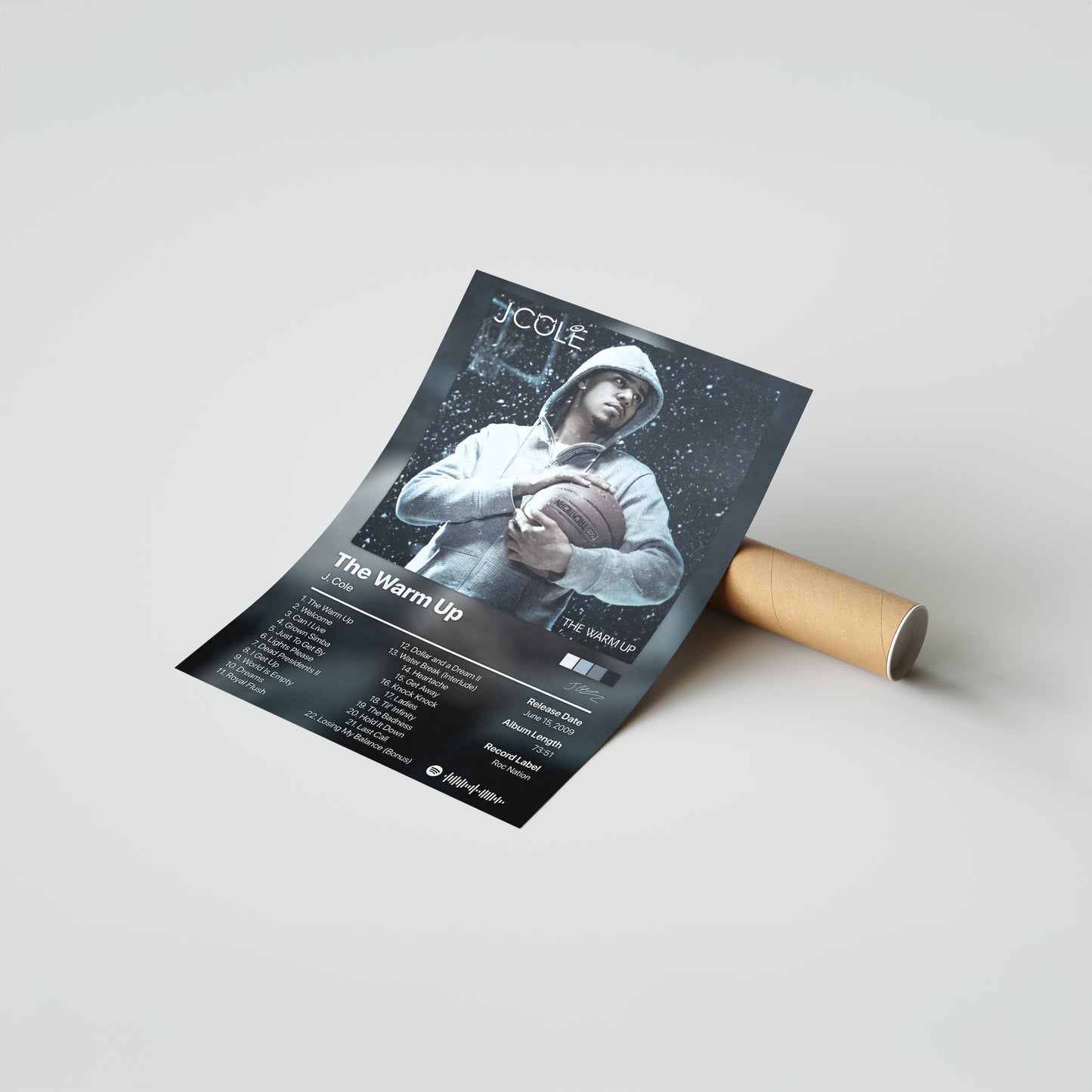 J. Cole The Warm Up Album Poster