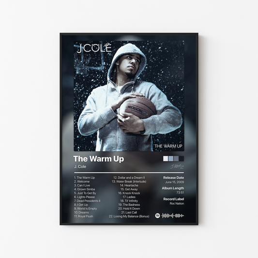 J. Cole The Warm Up Album Poster