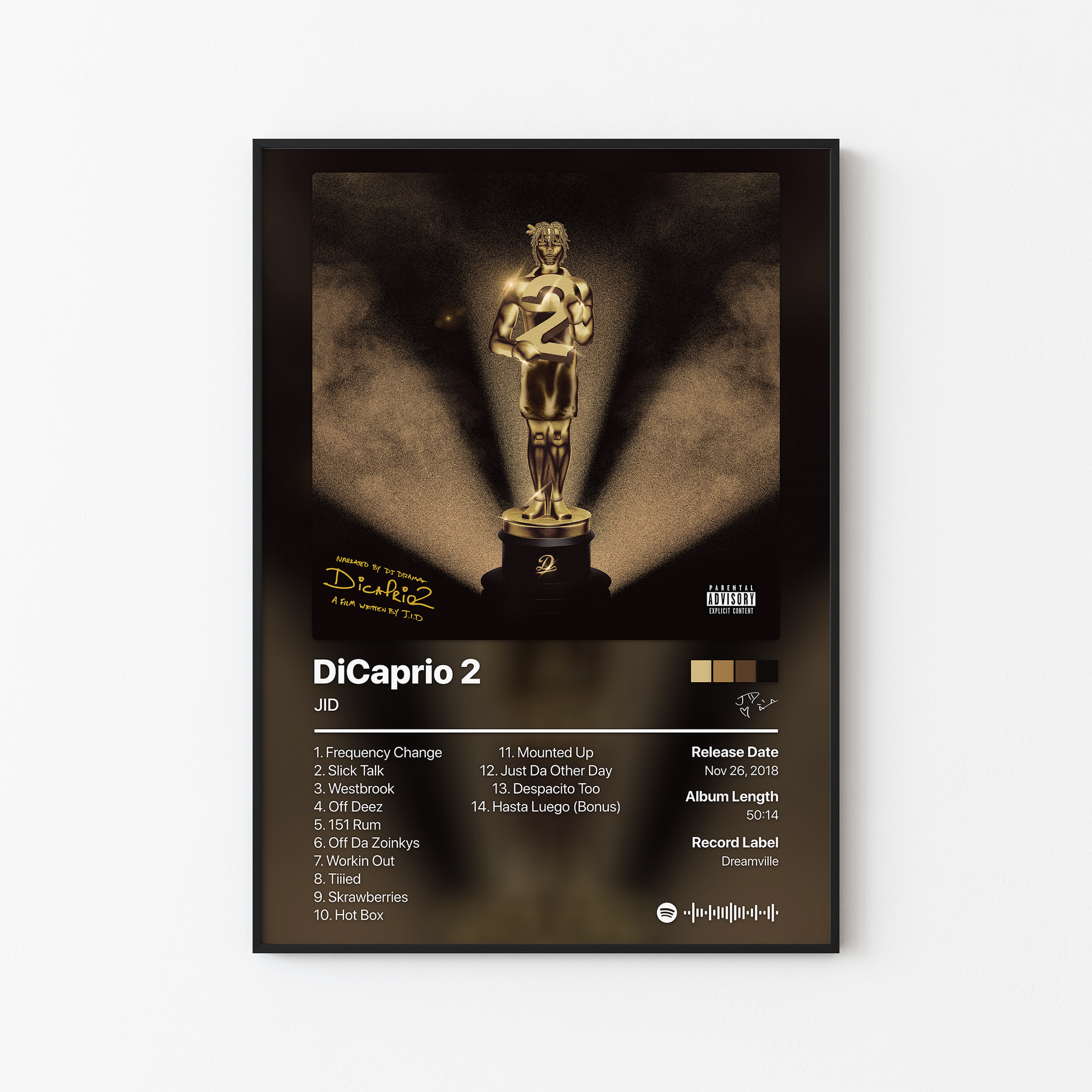 JID DiCaprio 2 Album Poster