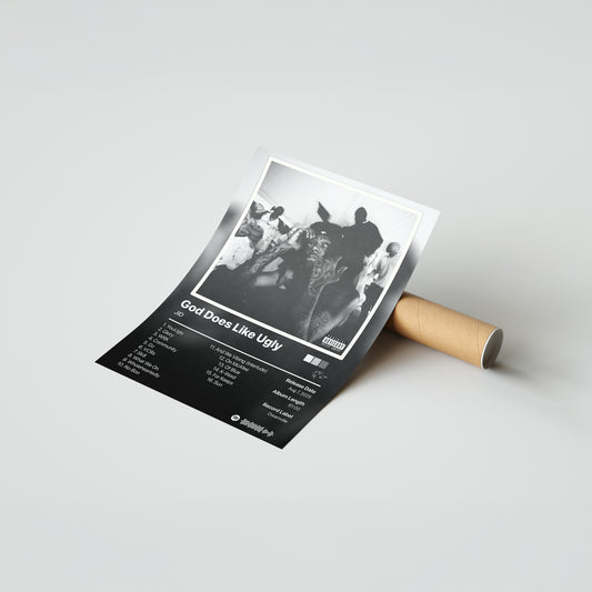 JID God Does Like Ugly (Alternate Version) Album Poster