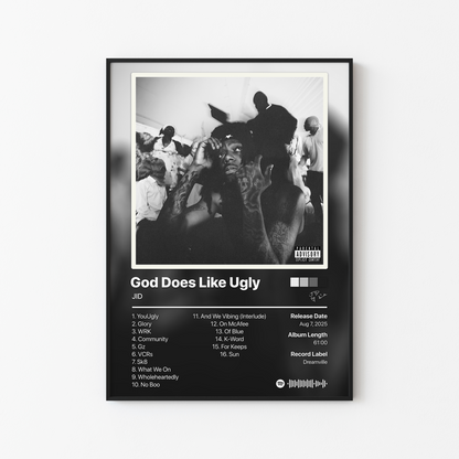 JID God Does Like Ugly (Alternate Version) Album Poster