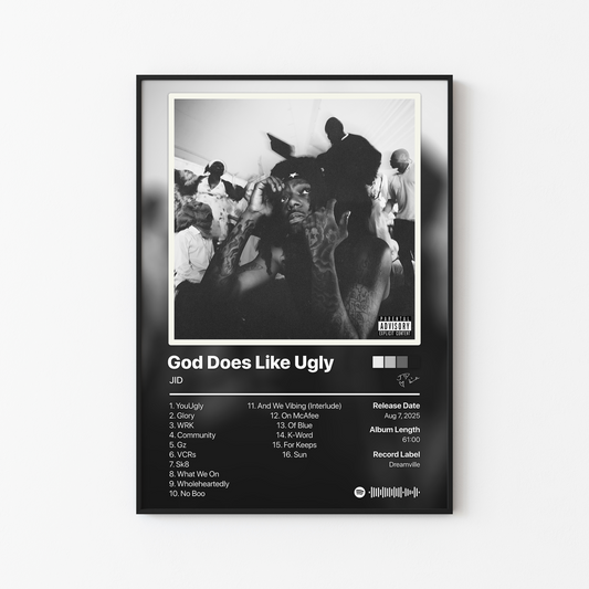 JID God Does Like Ugly (Alternate Version) Album Poster