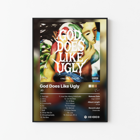 JID God Does Like Ugly (Preluxe Edition) Album Poster