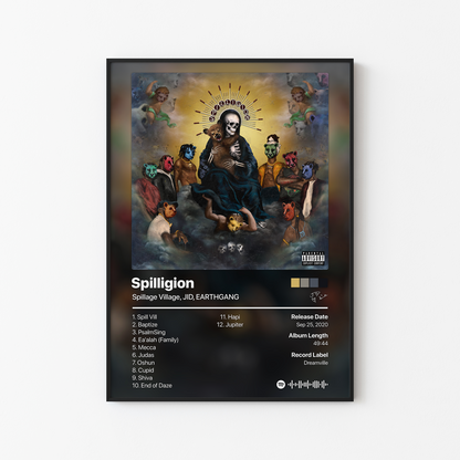 JID Spilligion Album Poster