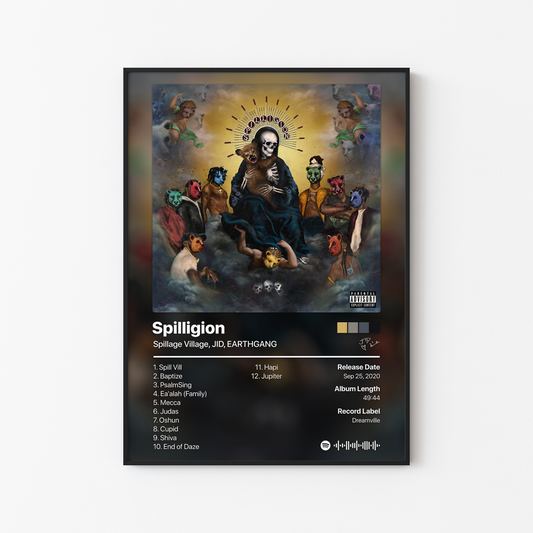 JID Spilligion Album Poster