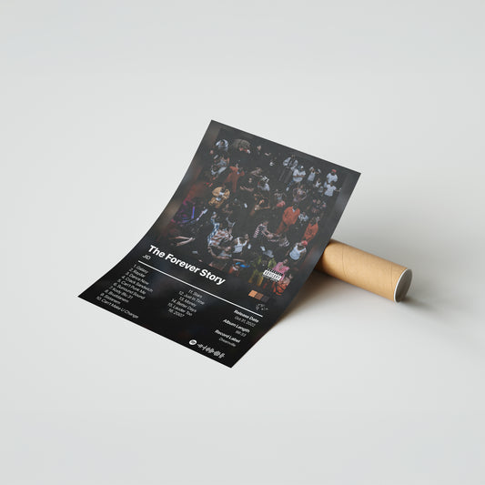 JID The Forever Story Album Poster