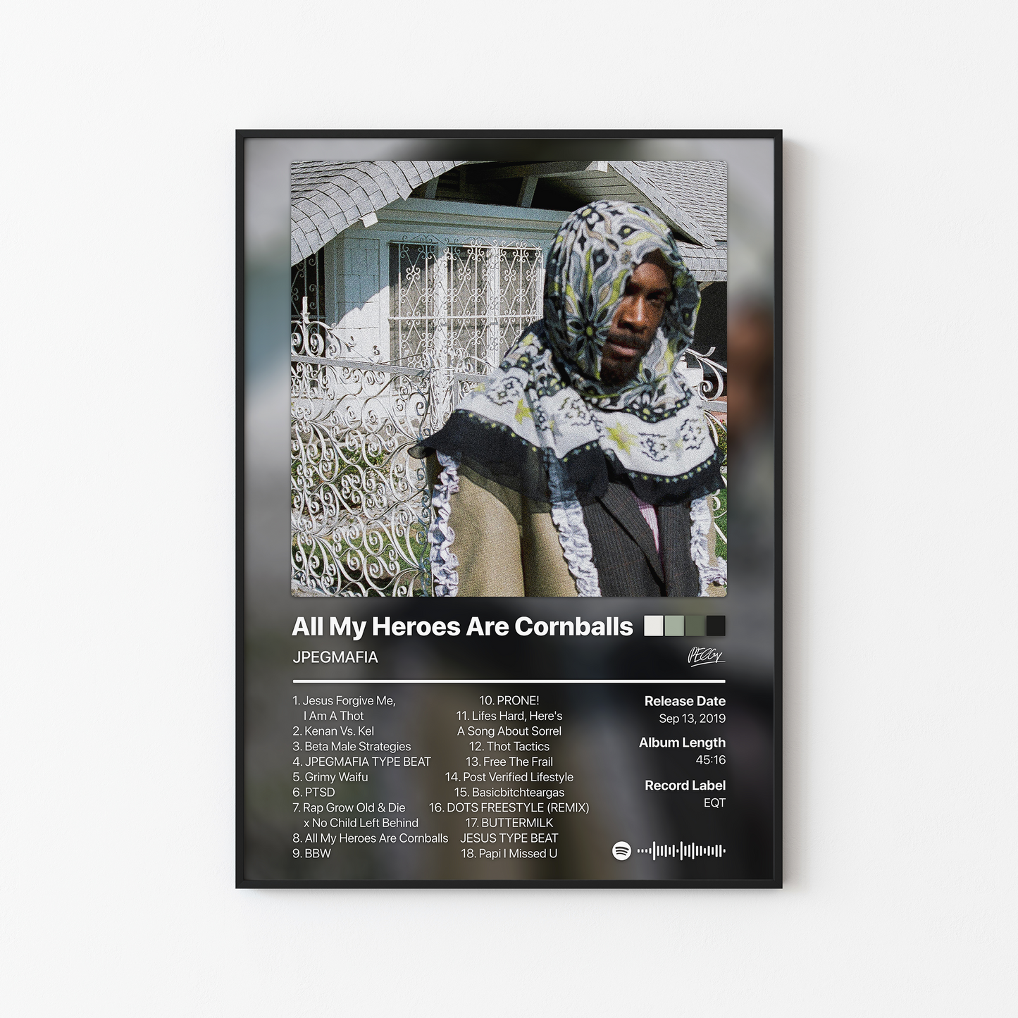JPEGMAFIA All My Heroes Are Cornballs Album Poster
