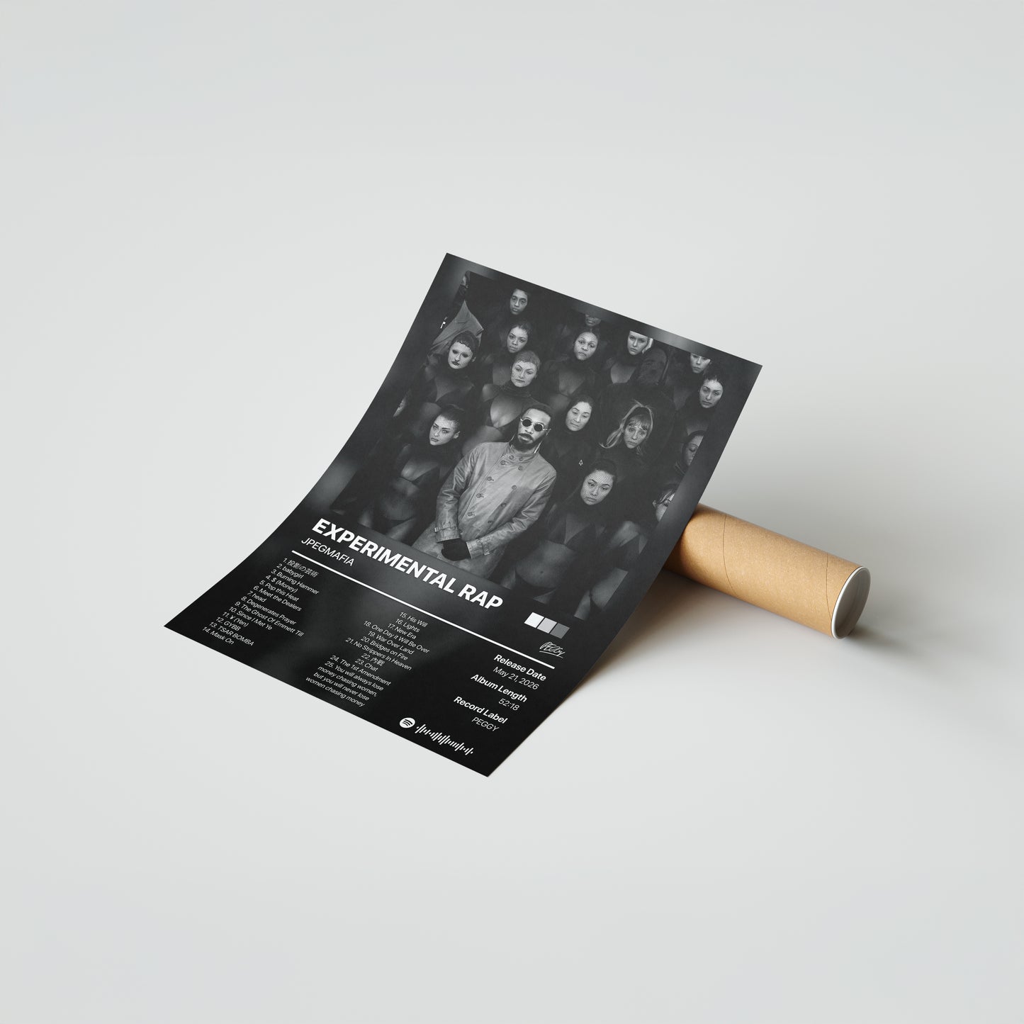 JPEGMAFIA EXPERIMENTAL RAP Album Poster