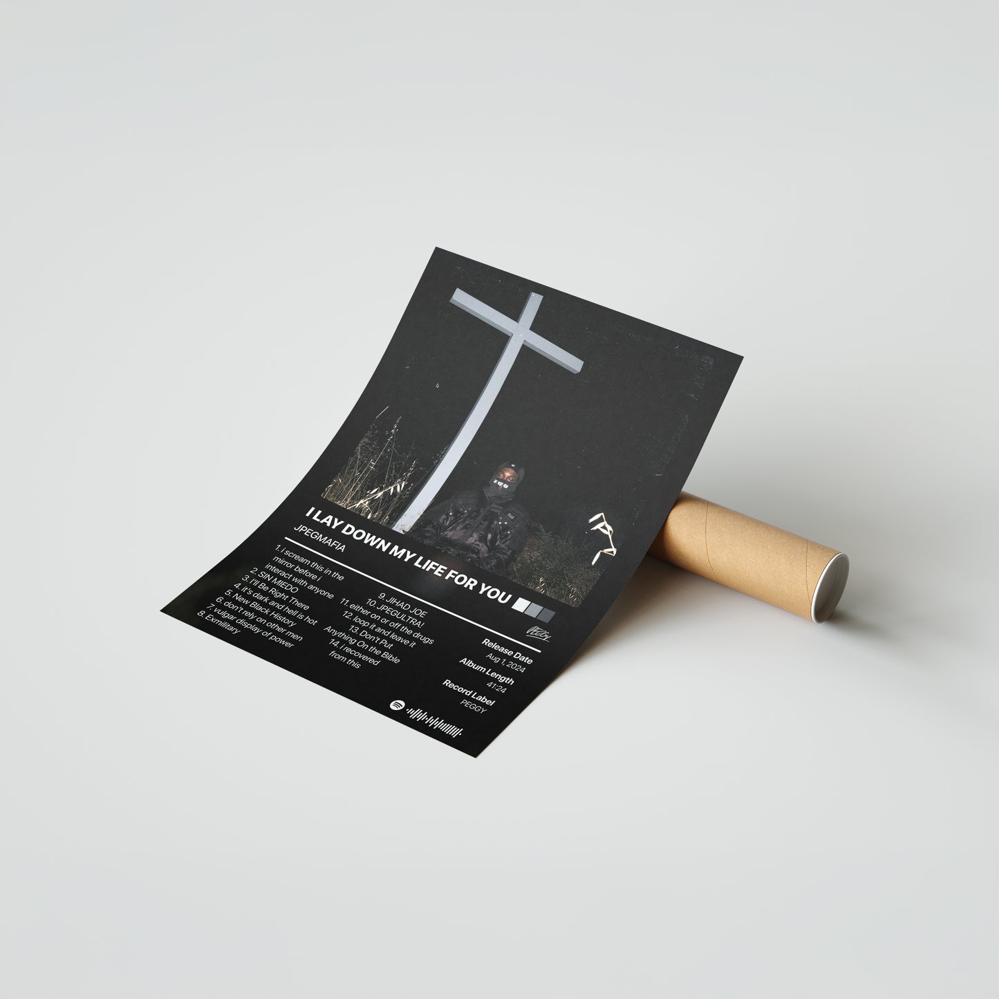 JPEGMAFIA I LAY DOWN MY LIFE FOR YOU Album Poster