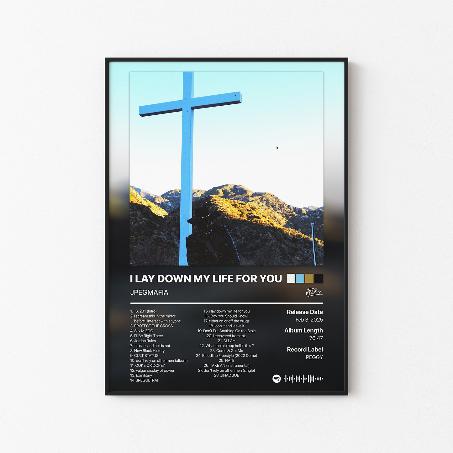 JPEGMAFIA I LAY DOWN MY LIFE FOR YOU (DIRECTOR'S CUT) Album Poster