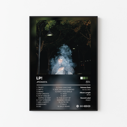 JPEGMAFIA LP! Album Poster