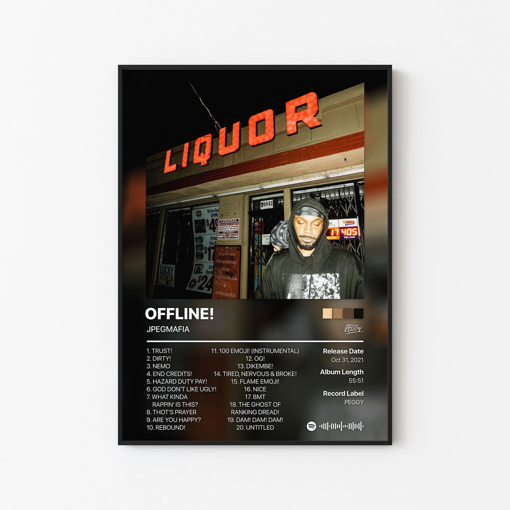 JPEGMAFIA OFFLINE! Album Poster