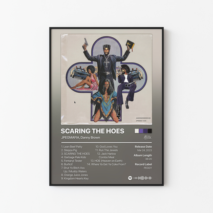 JPEGMAFIA SCARING THE HOES Album Poster