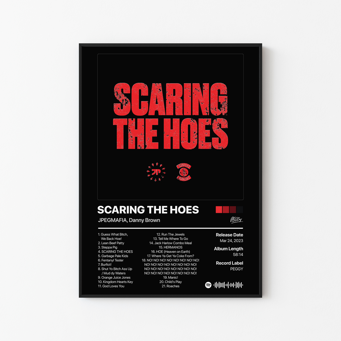 JPEGMAFIA SCARING THE HOES: DIRECTOR'S CUT Album Poster