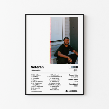 JPEGMAFIA Veteran Album Poster