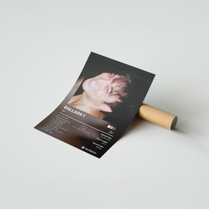 Joji BALLADS 1 Album Poster